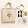 Personalized Embroidery Tote Kit.